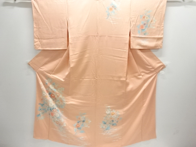 菊模様刺繍訪問着